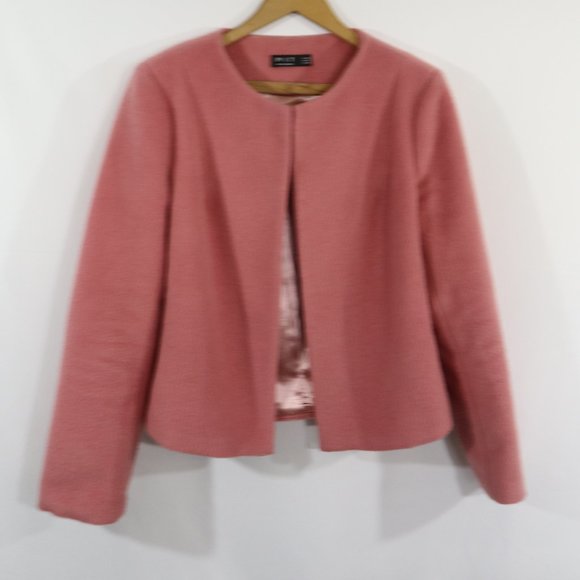PIT Amsterdam Faux Fur Shrug Jacket Size 10 - Picture 1 of 4